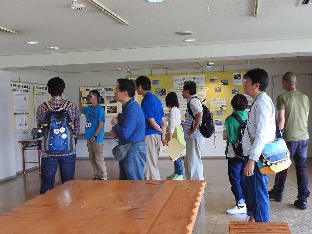 Learning about the volunteer activities